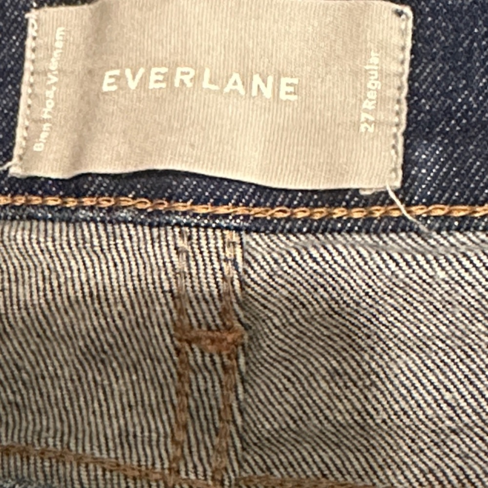 Everlane Dark Wash Blue Jeans - Picture 6 of 7